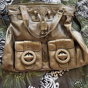 Metallic Gold Women's Bag